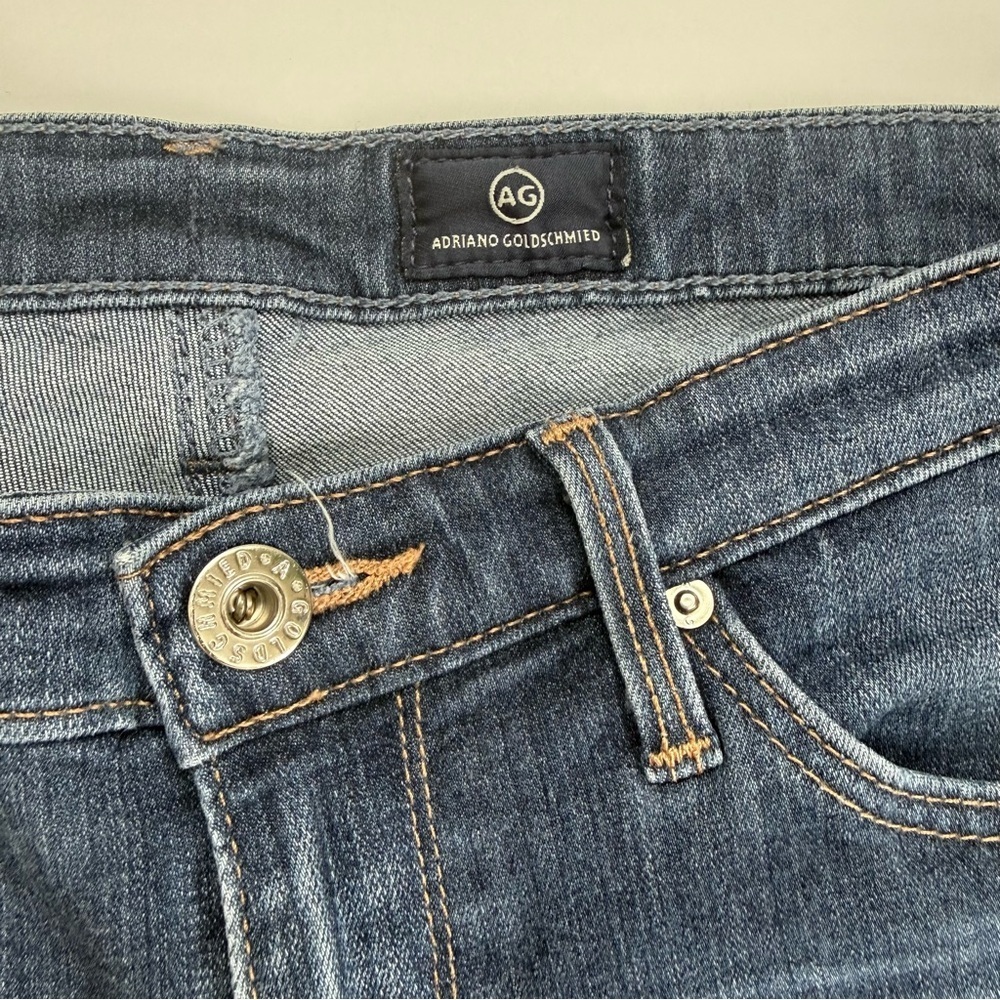 AG Adriano Goldschmied Legging Super Skinny Jeans Womens 26R Dark Wash - Picture 3 of 5